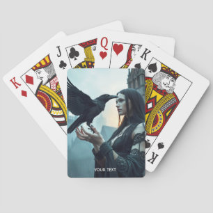 Baraja De Cartas Mujer Gótica del Renacimiento Fantasía Linda