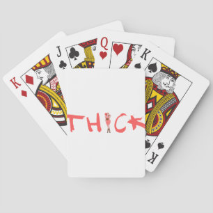 Baraja De Cartas Mujer gruesa vestida de polka