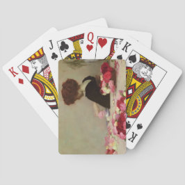 Baraja De Cartas Mujer haciendo Pot Pourri (por Herbert Draper)