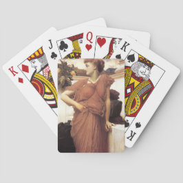 Baraja De Cartas Mujer Hermosa en la Fuente