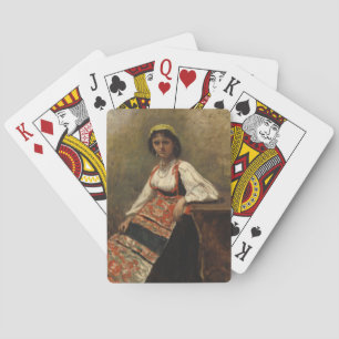 Baraja De Cartas Mujer italiana (La Morieri) por Corot