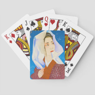 Baraja De Cartas Mujer japonesa clásica oriental de Guay con tejido