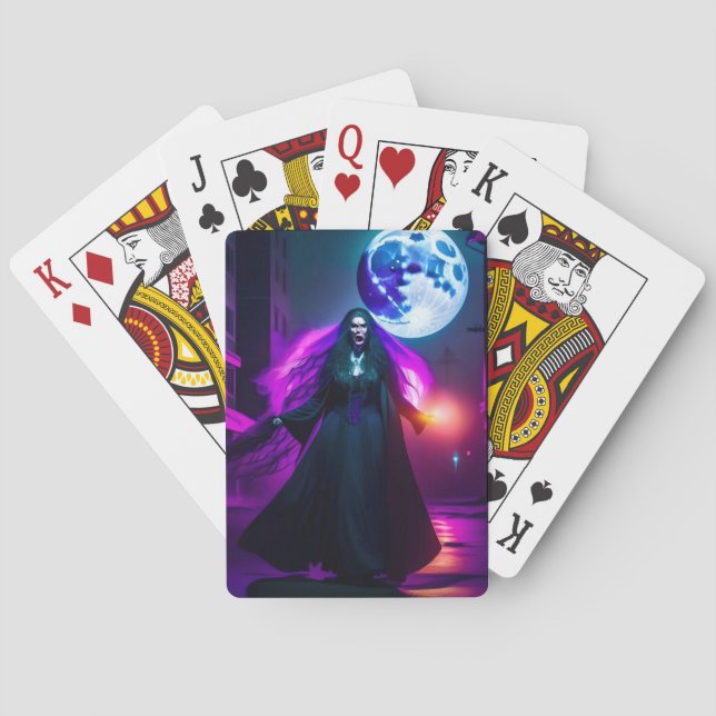 Baraja De Cartas mujer malvada (Reverso)