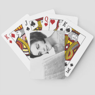 Baraja De Cartas Mujer Newpaper de lectura