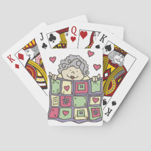 Baraja De Cartas Mujer que acolcha