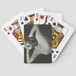 Baraja De Cartas Mujer que se relaja