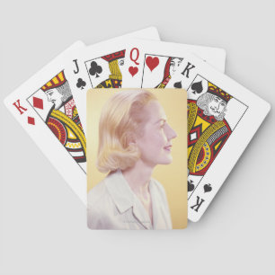 Baraja De Cartas Mujer rubia