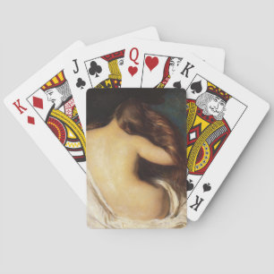 Baraja De Cartas Mujer secándose el pelo (por Joseph DeCamp)