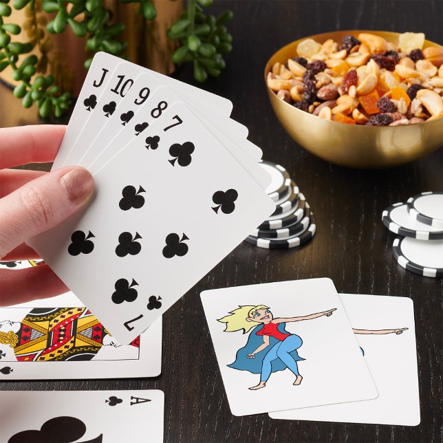 Baraja De Cartas Mujer Superhéroe (Subido por el creador)