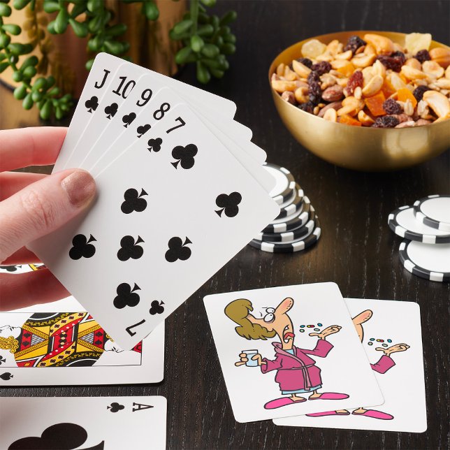 Baraja De Cartas Mujer Tomando Pastillas (Subido por el creador)