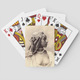 Baraja De Cartas Mujer ventilado del norte de África