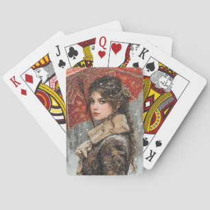 Baraja De Cartas Mujer victoriana