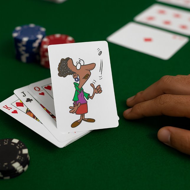 Baraja De Cartas Mujer Volviendo Una Moneda (Subido por el creador)