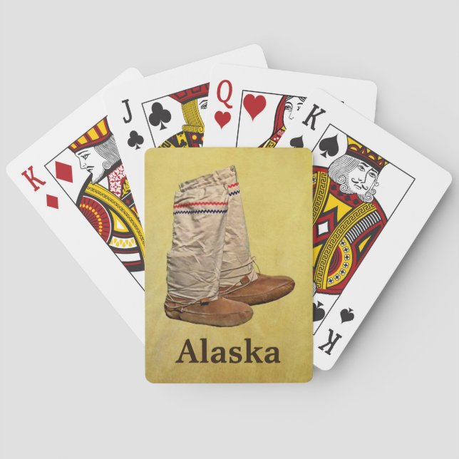 Baraja De Cartas Mukluks - Alaska (Reverso)