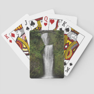 Baraja De Cartas Multnomah cae tarjetas de reproducción de impresió