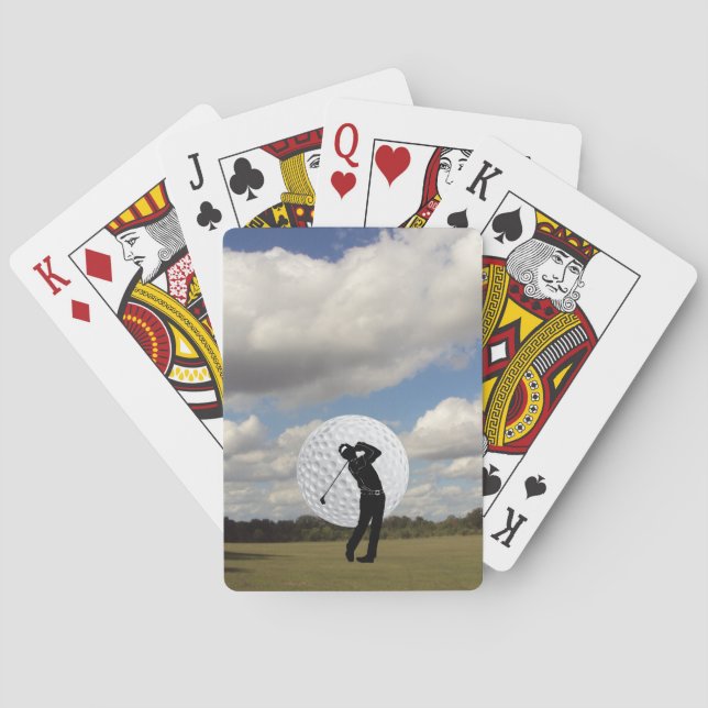 Baraja De Cartas Mundo del golf (Reverso)