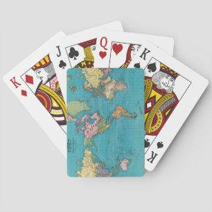 Baraja De Cartas Mundo, proyección de Mercator.