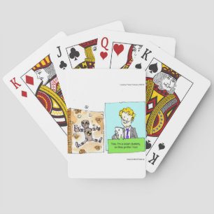Baraja De Cartas Muñeco de Texto de Choque Divertido