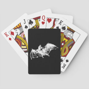 Baraja De Cartas Murciélago vampiro gótico