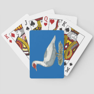 Baraja De Cartas Muscovy Blue Pied Duck
