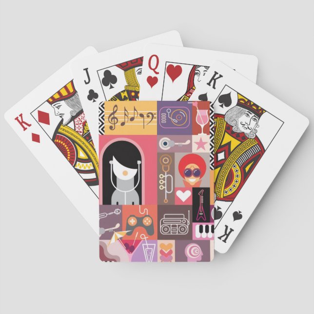 Baraja De Cartas Música (Reverso)