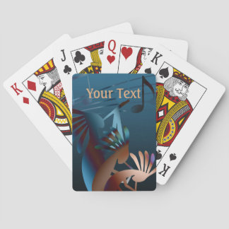 Baraja De Cartas Música azul de Kokopelli