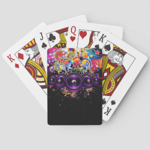 Baraja De Cartas Música de danza urbana del baile de Hip Hop DJ del