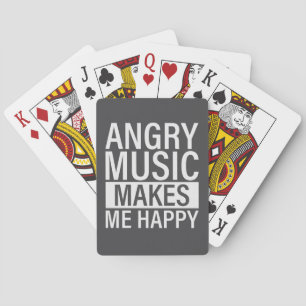 Baraja De Cartas Música enojada Heavy Metal Death Metalhead