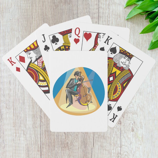 Baraja De Cartas Músico Jugando El Chello (Subido por el creador)