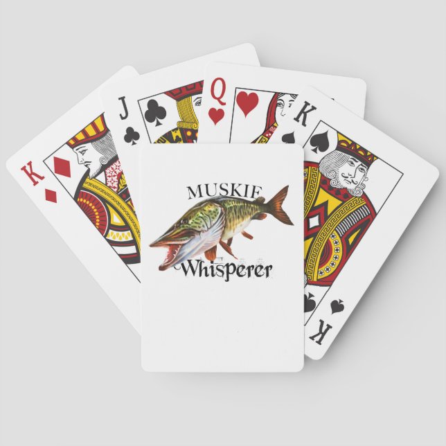 Baraja De Cartas Muskie Whisperer (Reverso)