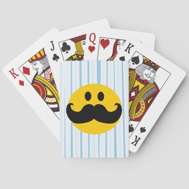 Baraja De Cartas Mustache (Reverso)