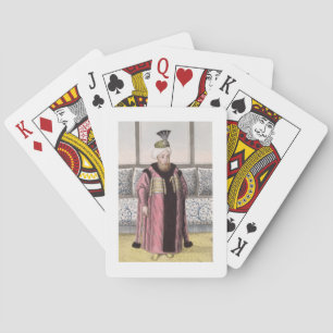 Baraja De Cartas Mustapha II (1664-1703) Sultán 1695-1703, de 'A