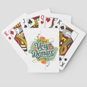 Baraja De Cartas Muy deprimente Tendencia Muy Mindante Demora y Men