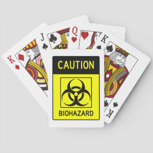 Baraja De Cartas Muy divertido Rótulo BIOHAZARD