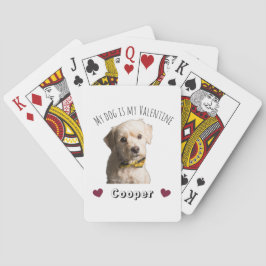 Baraja De Cartas My Dog Is My Valentine – Personalized Pet