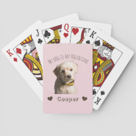 Baraja De Cartas My Dog Is My Valentine – Personalized Pet