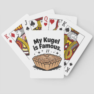 Baraja De Cartas My Kugel es famoso por ser judío honesto Hanukkah