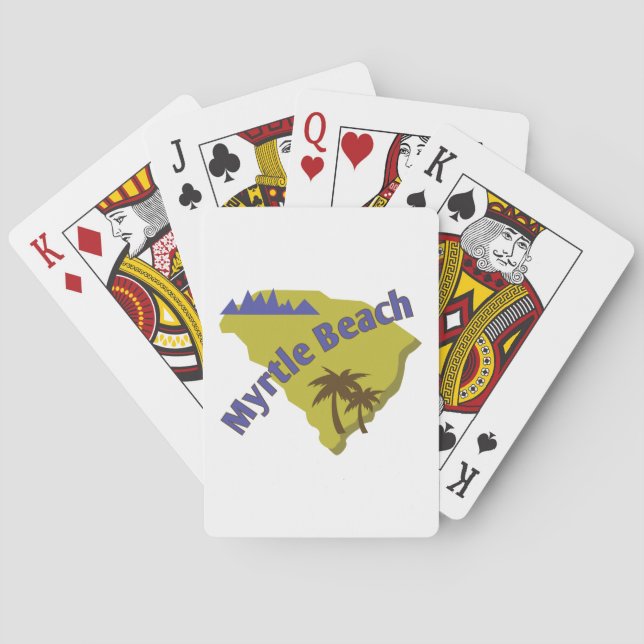 Baraja De Cartas Myrtle Beach (Reverso)