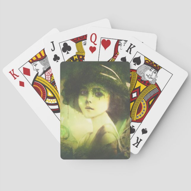 Baraja De Cartas Mystic Willow Tree Fantasy Art (Reverso)