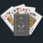 Baraja De Cartas Mystical Zodiac Tarot Celestial Bridal Shower<br><div class="desc">Las cédulas de juego misticas de Zodiac Tarot Celestial Bridal Shower Jutters se sumergen en la mística del cosmos con este juego de ducha de novias celestes con tarjeta de zodiaco místico Tarot. Cada tarjeta, un portal para las estrellas, revela el viaje de la novia a través del reino celeste....</div>