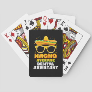 Baraja De Cartas Nacho Promedio de Asistente Dental Cinco De Mayo