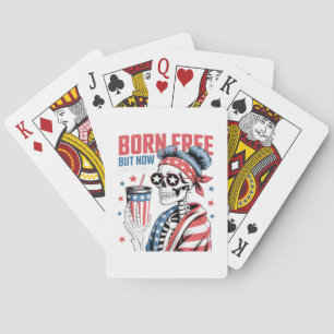 Baraja De Cartas Nacido libre pero ahora soy costoso