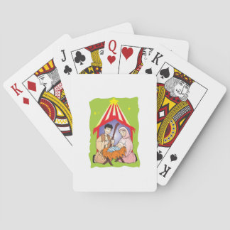 Baraja De Cartas Nacimiento del navidad de la natividad de la