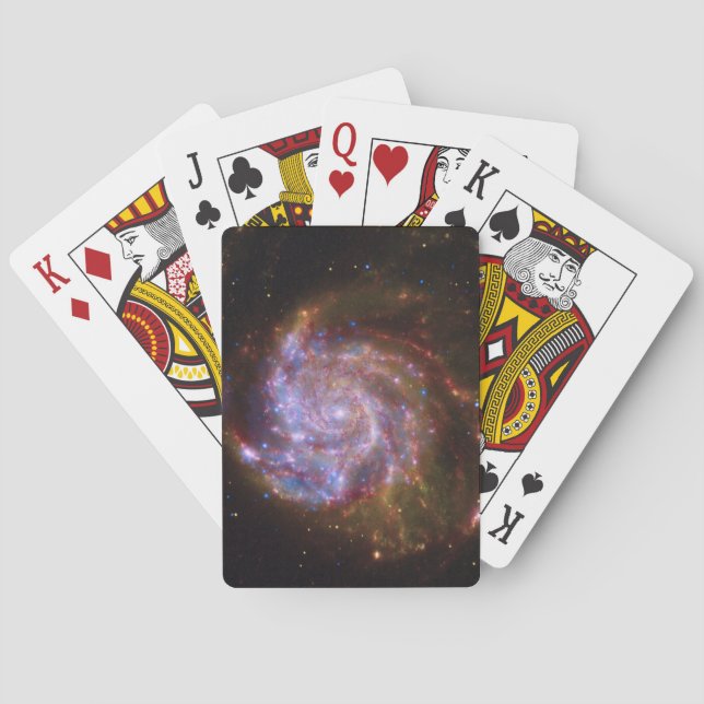 Baraja De Cartas Nacimiento estelar en el volante: Galaxia M101 (Reverso)