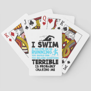 Baraja De Cartas Nadando - Nadando