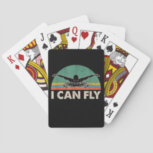 Baraja De Cartas Nadando Puedo Volar Divertidos Regalos De Natación
