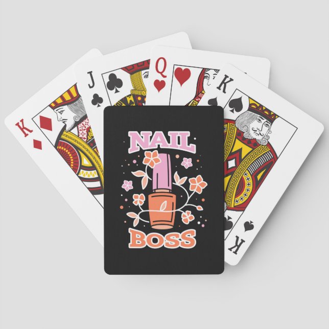 Baraja De Cartas Nail Boss (Reverso)