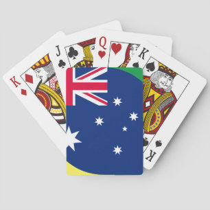 BARAJA DE CARTAS NAIPE CON BANDERA DE AUSTRALIA