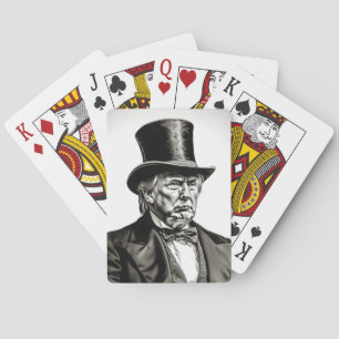 BARAJA DE CARTAS NAIPE DONALD TRUMP SOMBRERO
