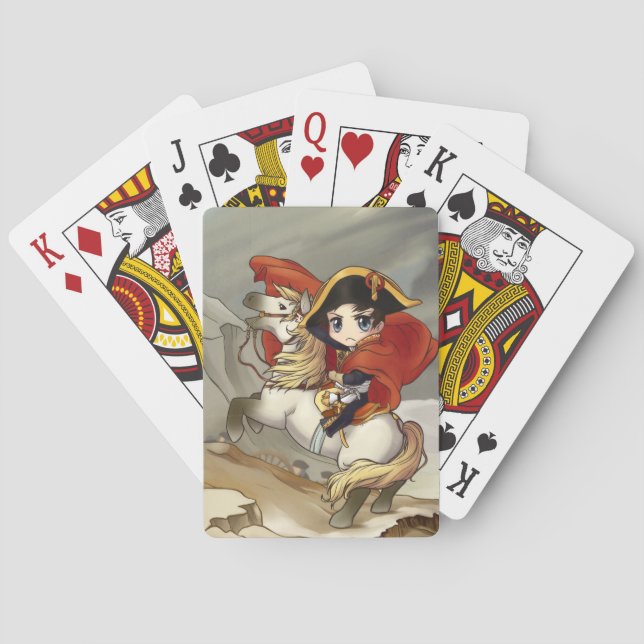 Baraja De Cartas ¡Naipes de Chibi Napoleon! (Reverso)
